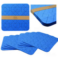 Felt Placemats, Cobalt Blue, Set of 8, 35 x 35 cm