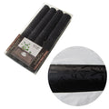 Choice Jacquard Satin Letters Placemats, Black, Set of 4