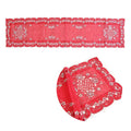 Aurora Beaded Sequin Table Runner, Red, 40 x 180 cm