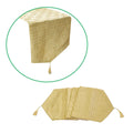 Faux Silk Jacquard Table Runner, Gold