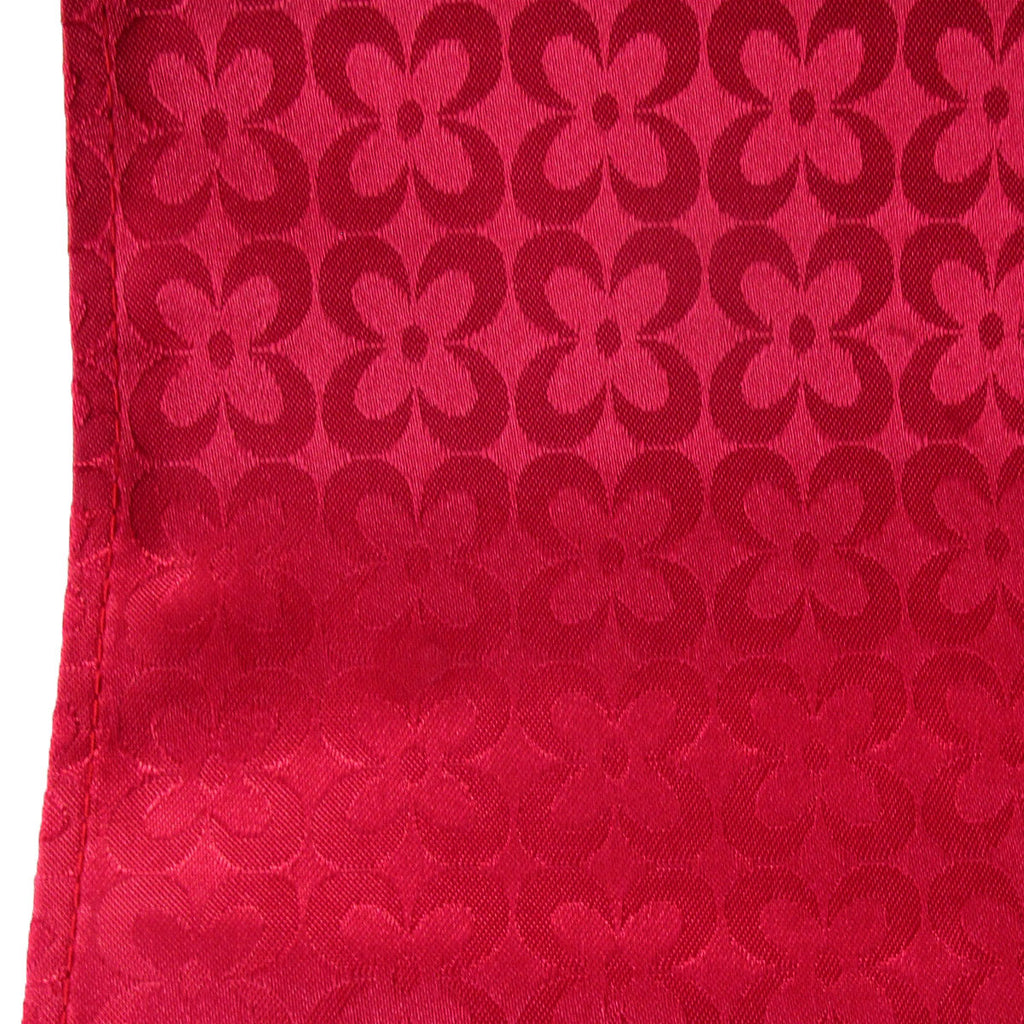 Cherry Floral Satin Jacquard Table Runner, 30 x 160 cm