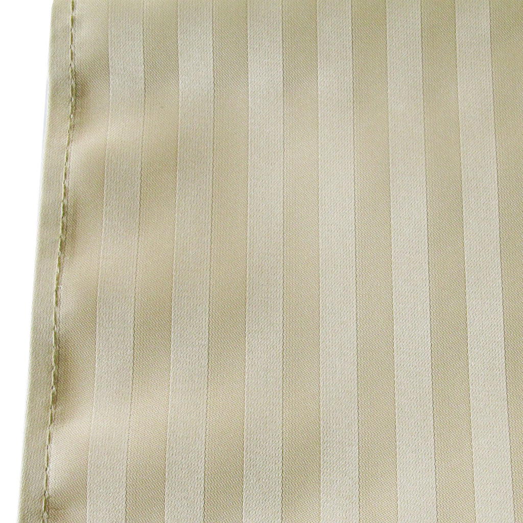Self-Striped Cream Satin Jacquard Table Runner, 30 x 160 cm