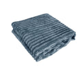 Corduroy Striped Throw Rug, 120 x 150 cm