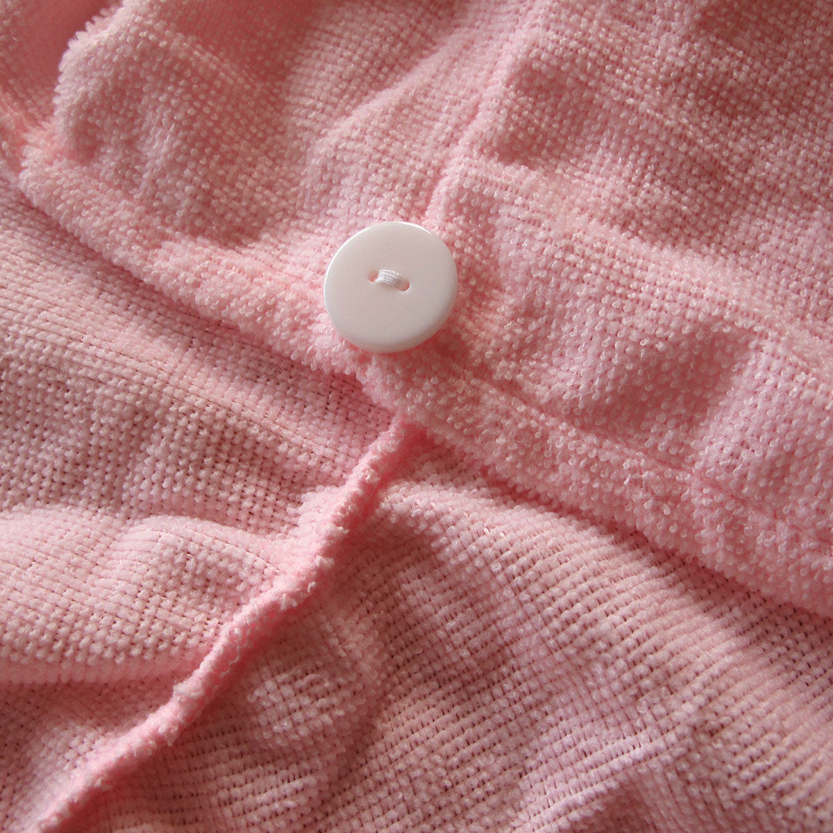 Set of 2 Magic Quick Dry Microfibre Hair Dryer Towels Pink +