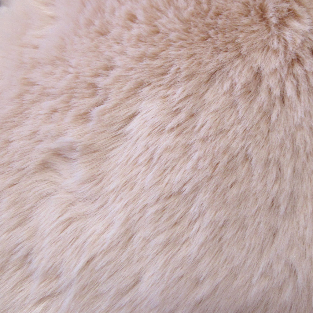 Ariana Long Fleece Faux Fur Throw Rug, 127 x 152 cm