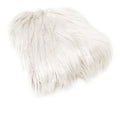 Mia Long Hair Faux Fur Throw Rug, 127 x 152 cm