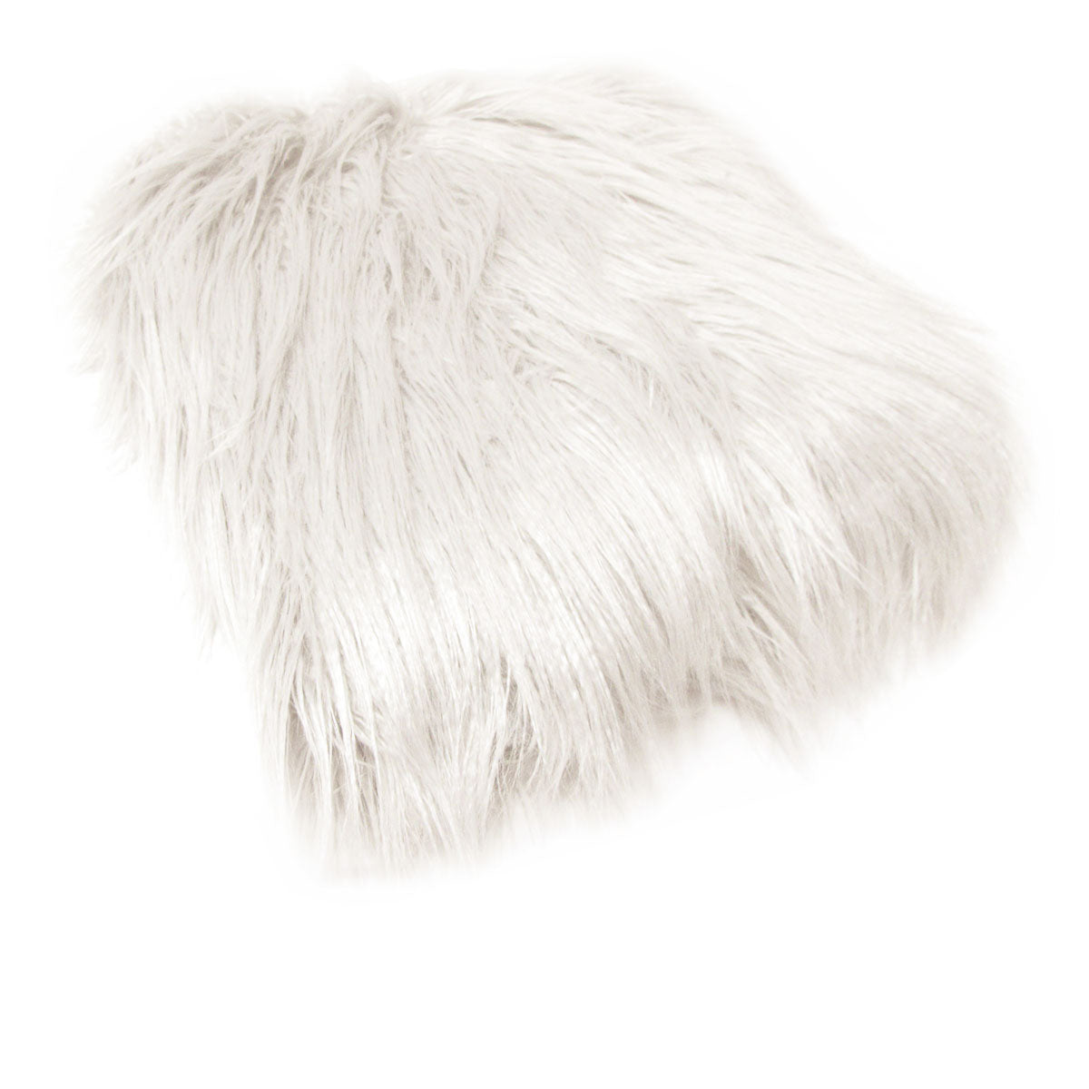 Mia Long Hair Faux Fur Throw Rug, 127 x 152 cm
