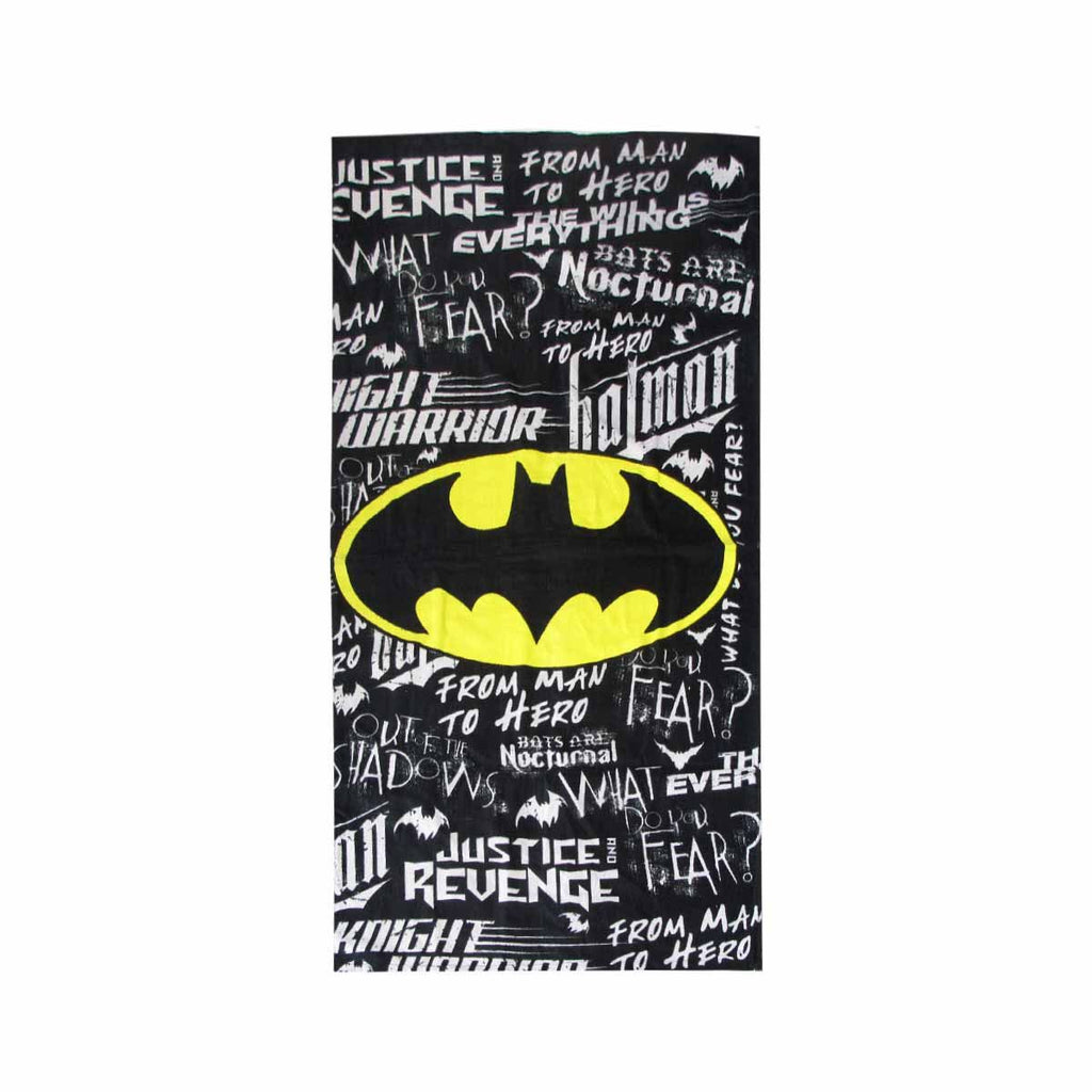 Teen Cool Theme Cotton Beach Towel 70 X 140 cm Batman From Man