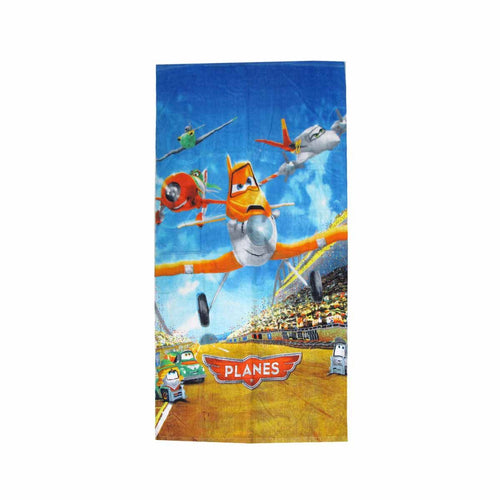 Boys Cartoon Cute Cotton Beach Towel 70 X 140 cm Lighting