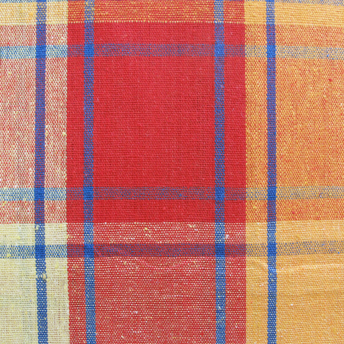 Cotton Plaid Checks Oblong Table Cloth