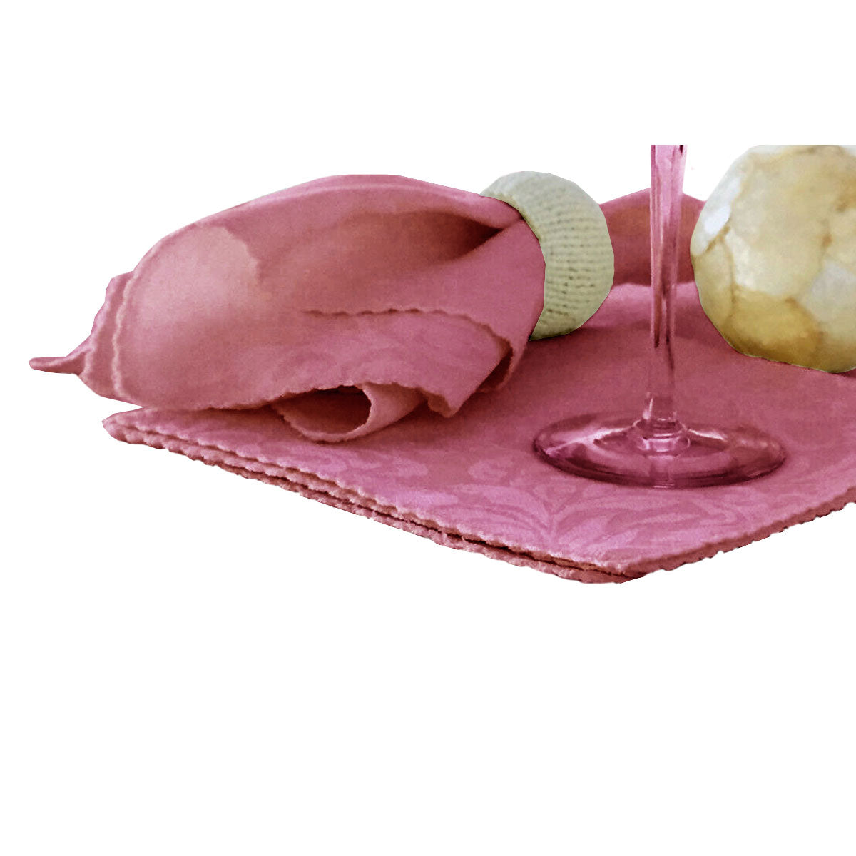 Hoydu Damask Embossed Napkins, Set of 6, 40 x 40 cm