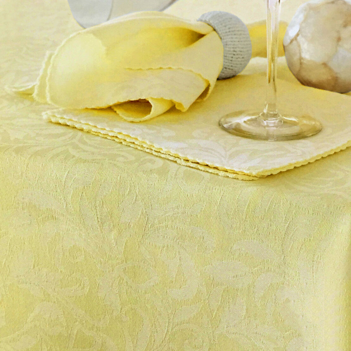 Damask Embossed Tablecloth