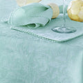 Hoydu Damask Embossed Tablecloth, Light Turquoise, 160 x 260 cm