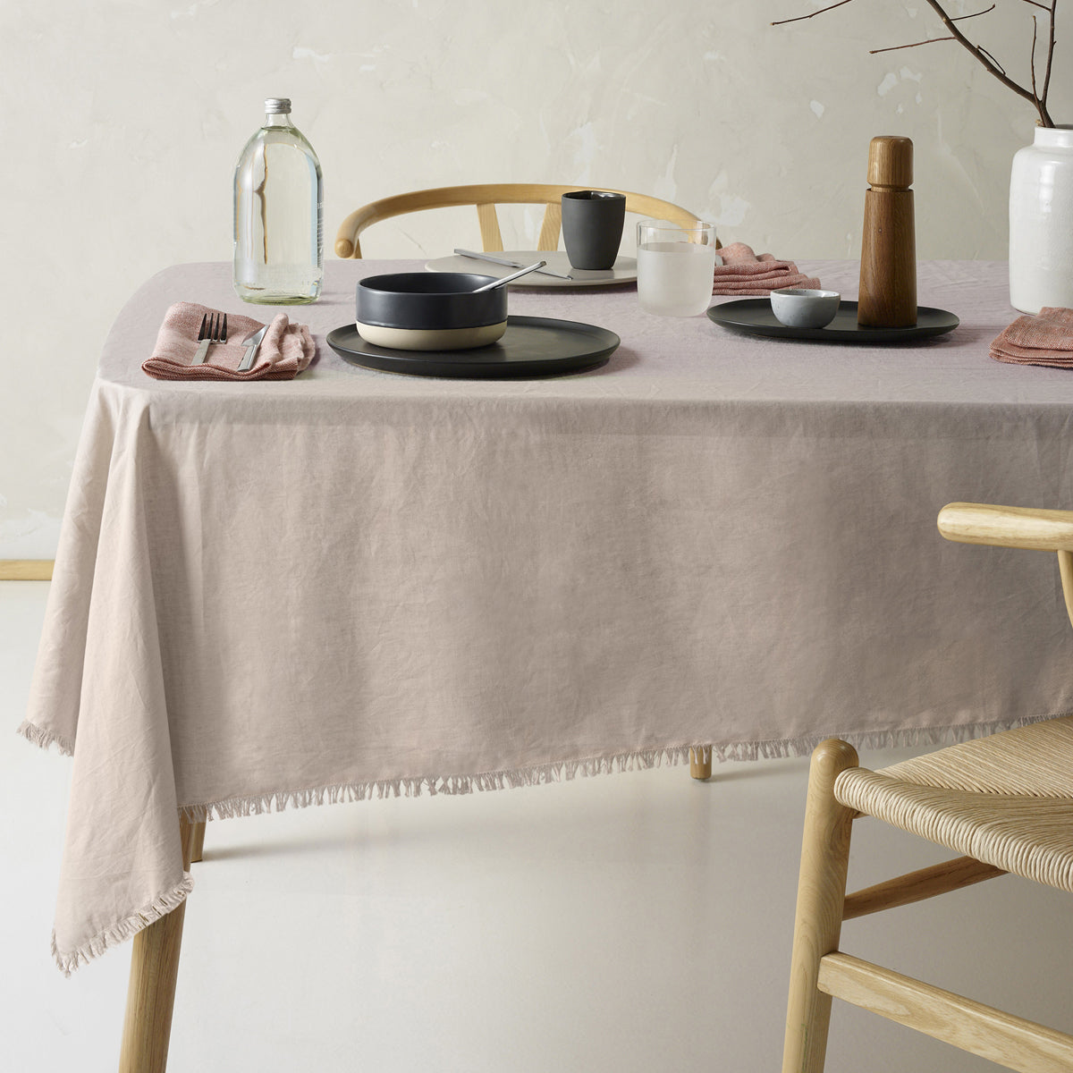 Vintage Design Homewares Gypsy Natural Linen Cotton Tablecloth