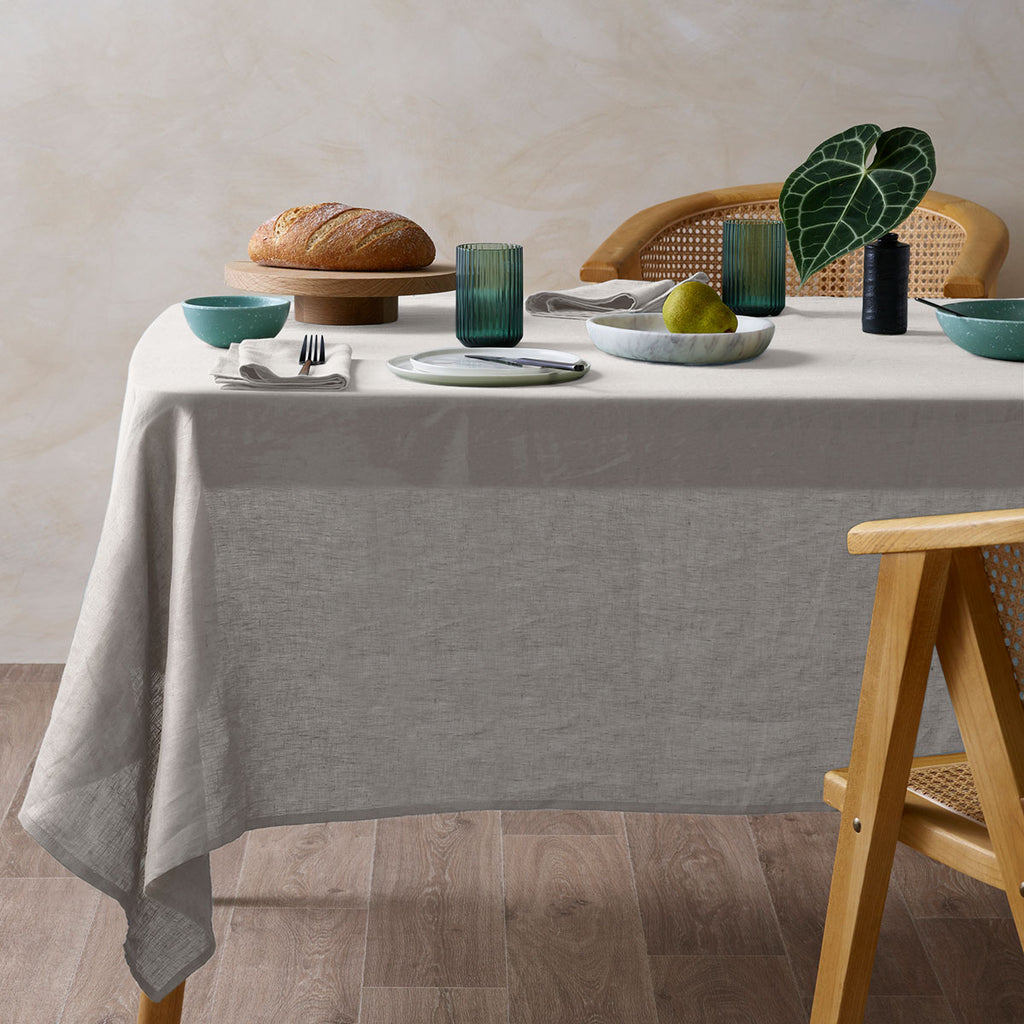 Vintage Design Homewares Natural French Linen Tablecloth