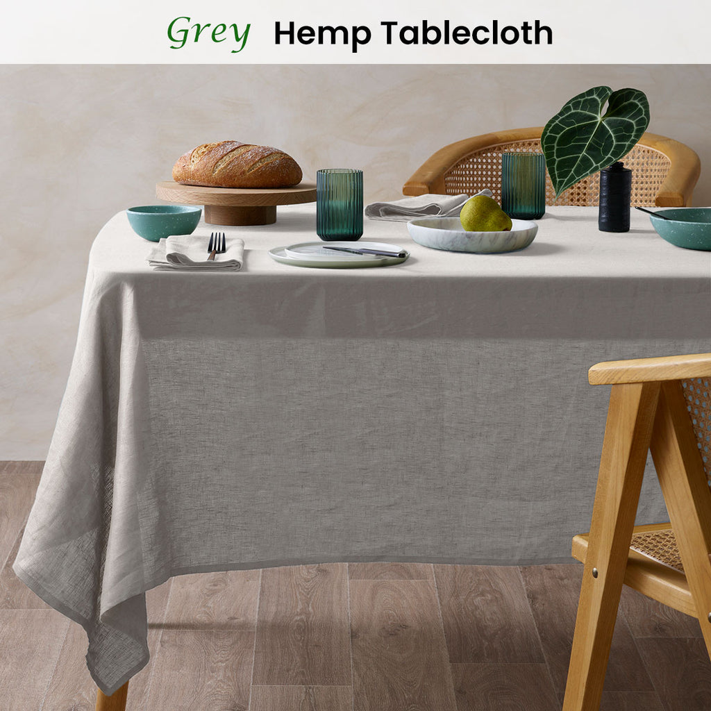 Vintage Design Homewares Natural French Linen Tablecloth