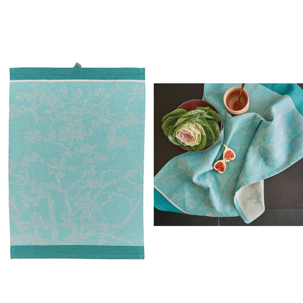 Bedding House Van Gogh Fleurir Tea Towel, Blue, 50 x 70 cm