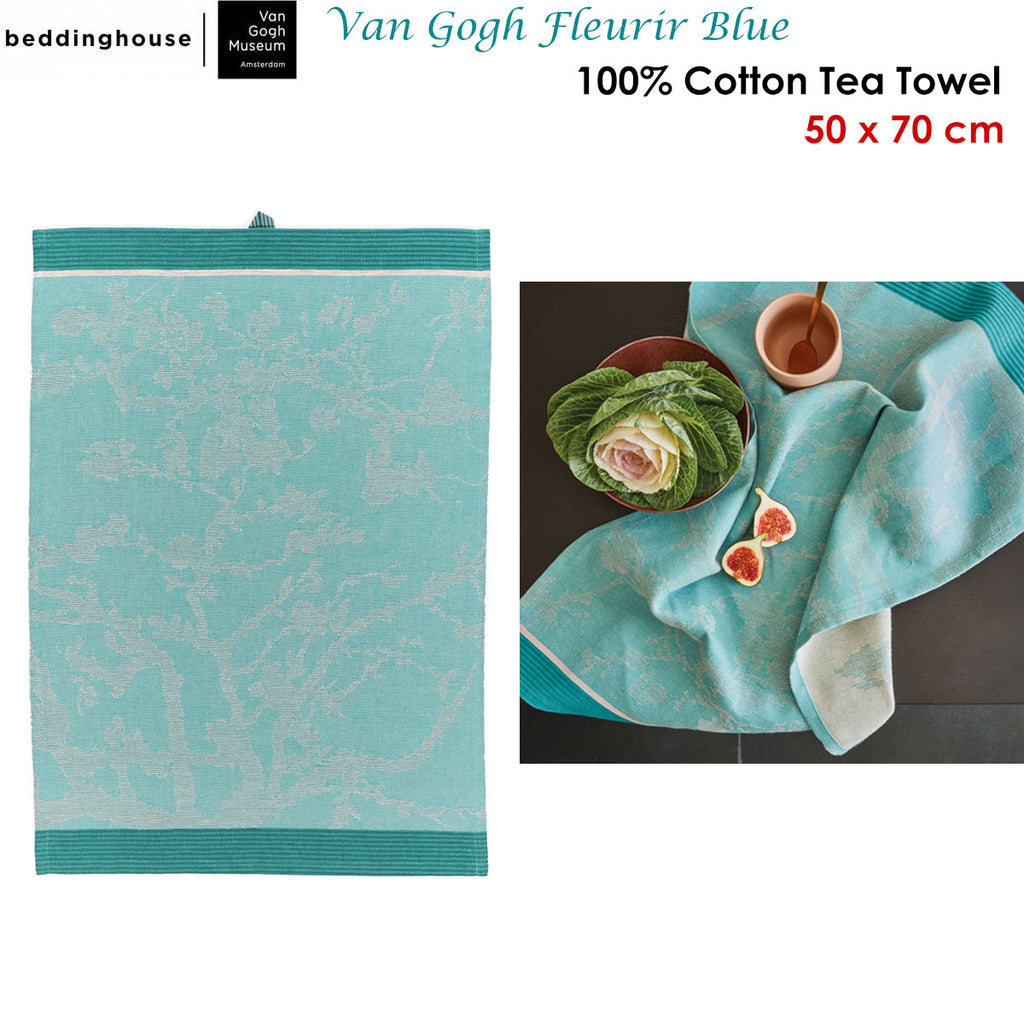 Bedding House Van Gogh Fleurir Tea Towel, Blue, 50 x 70 cm, photo 2 of 2