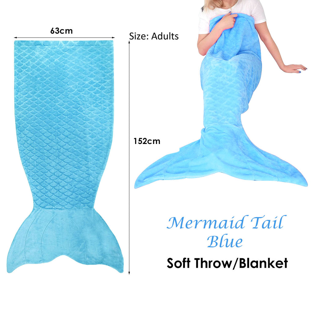 Soft Tail Blanket Throw, 63 x 152 cm