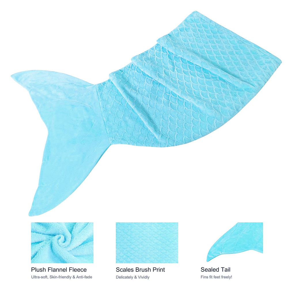 Soft Tail Blanket Throw, 63 x 152 cm