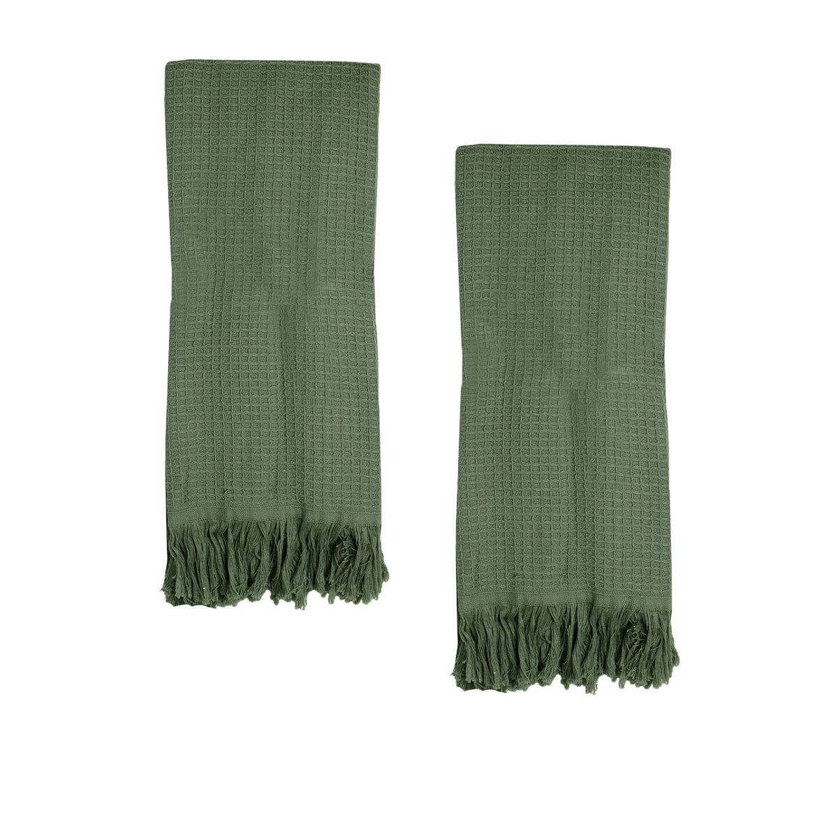 J Elliot Home Camila Cotton Waffle Hand Towels, Set of 2, 45 x 65 cm