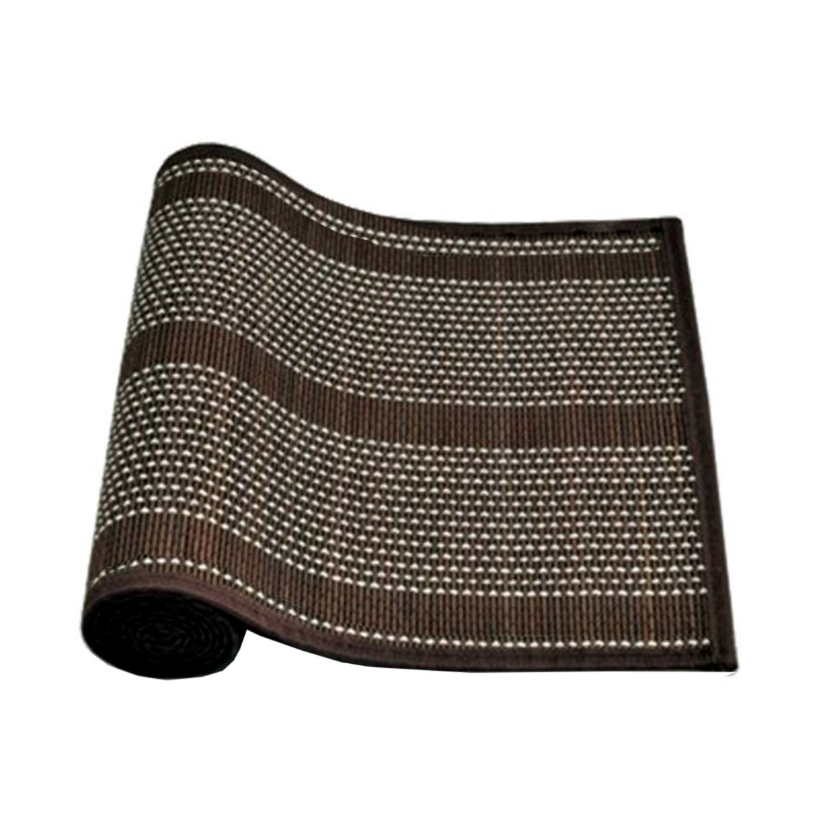 Dreamtime Woven Bamboo Table Runner, 140 x 33 cm, Brown