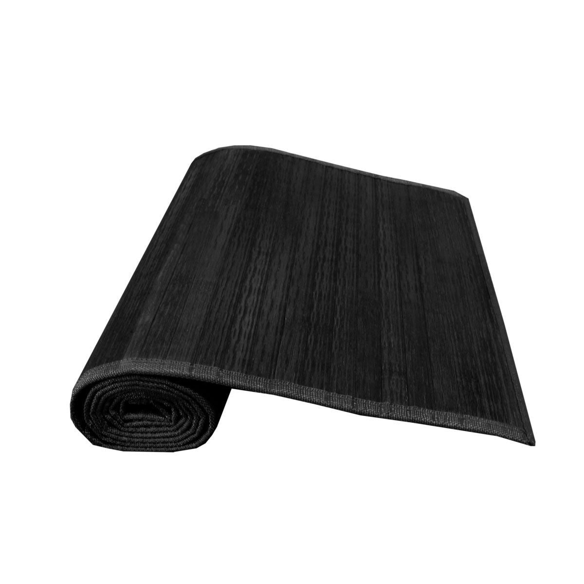 Varnish Bamboo Table Runner, 140 x 33 cm, Black