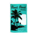 Aqua Blu Bondi Beach Aqua 100% Cotton Beach Towel 80 X 150 cm