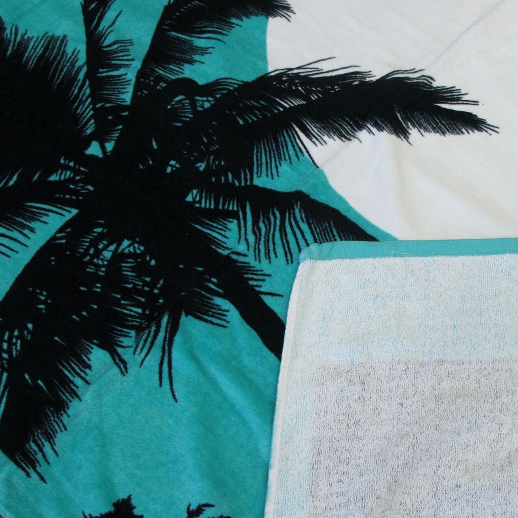 Aqua Blu Bondi Beach Aqua 100% Cotton Beach Towel 80 X 150 cm