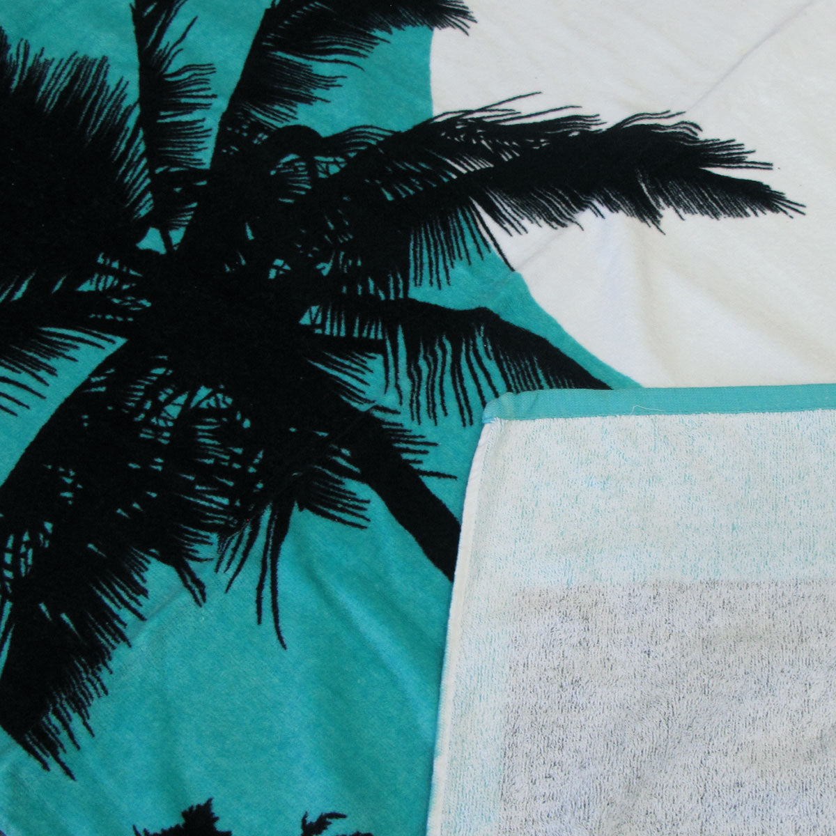 Aqua Blu Bondi Beach Aqua 100% Cotton Beach Towel 80 X 150 cm