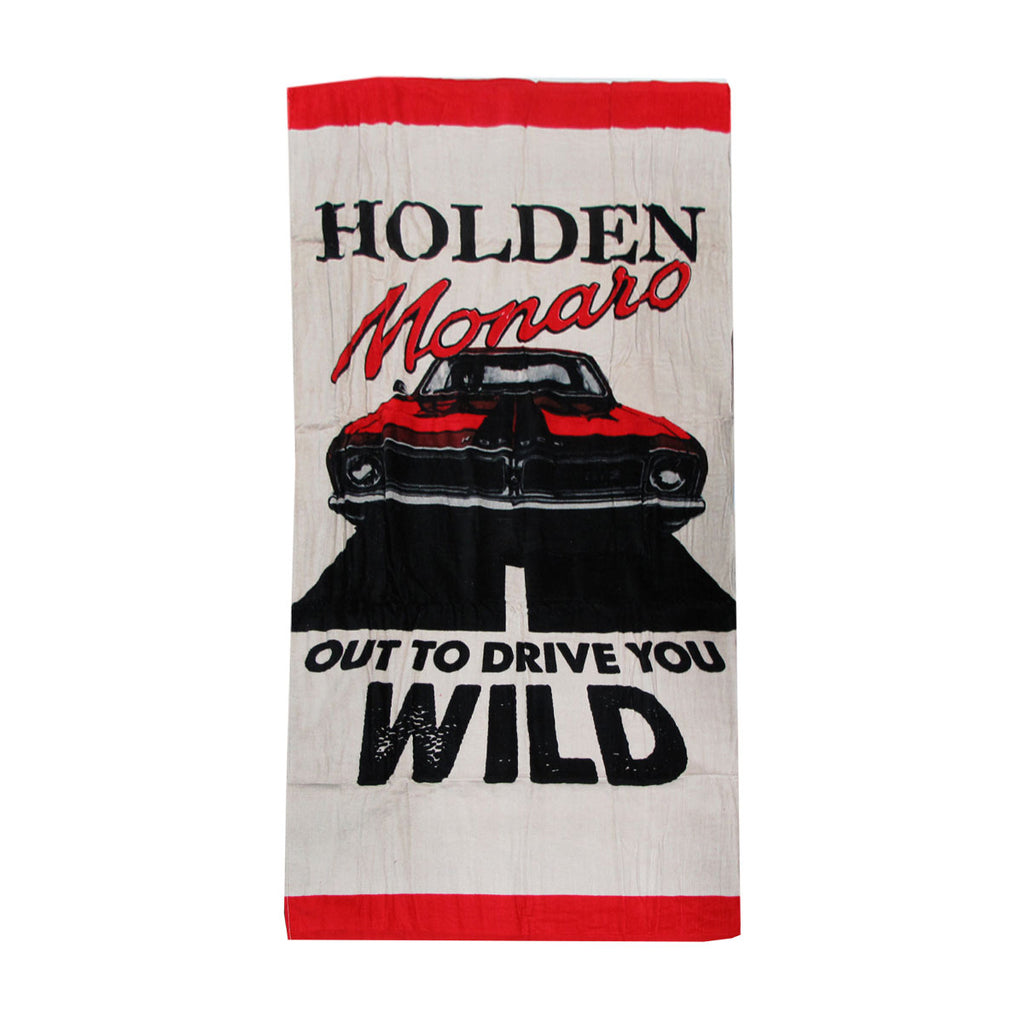 Holden Monaro Cars Printed 100% Cotton Beach Towel 75 X 150 cm