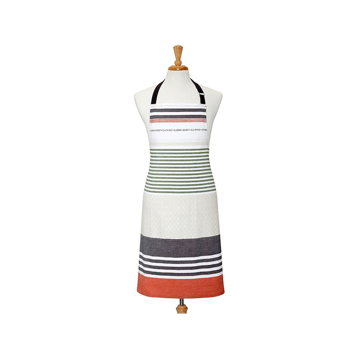 Ladelle Intrinsic Striped Cotton Apron, 70 x 89 cm