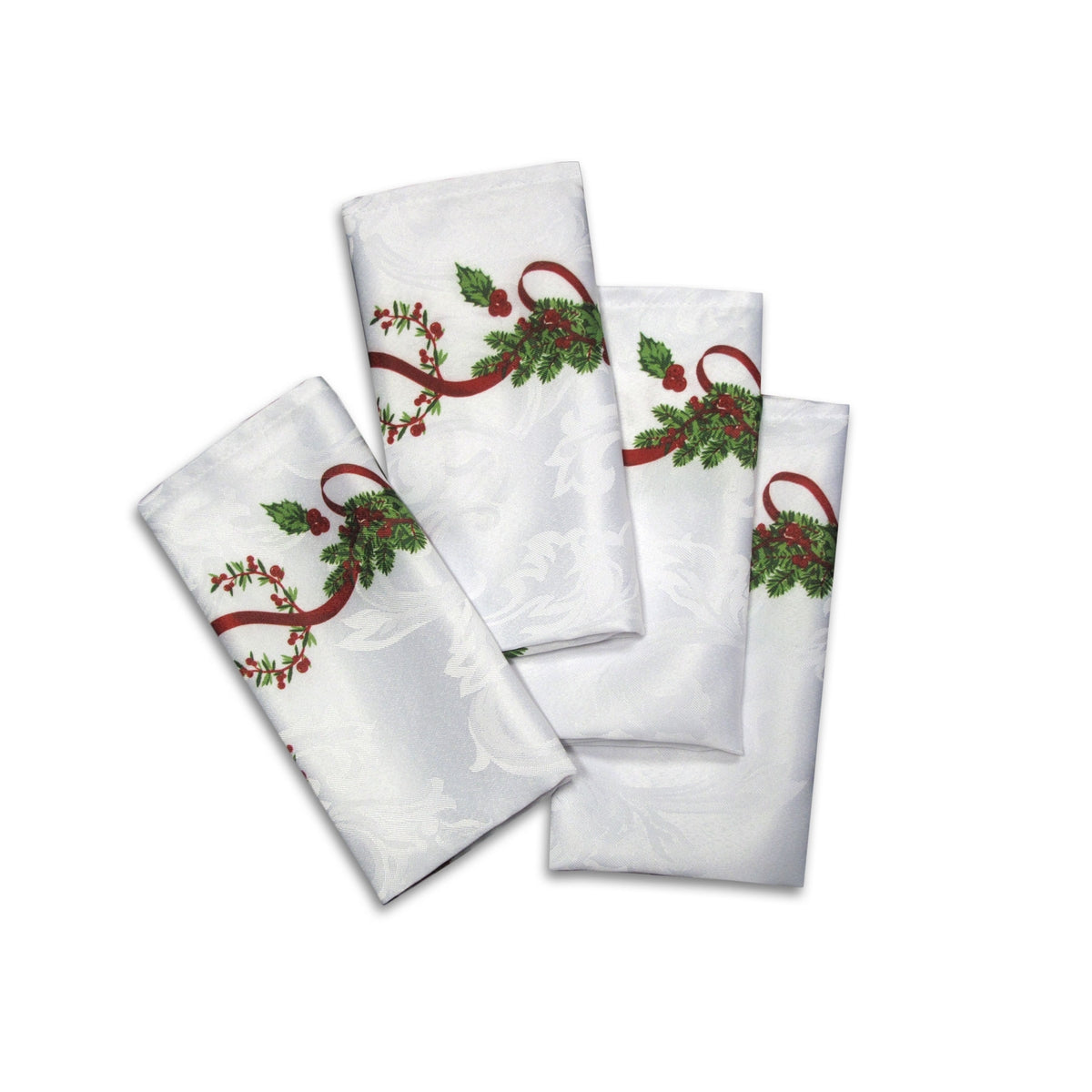 Ornate Christmas Jacquard Napkins, Set of 4, 45 x 45 cm