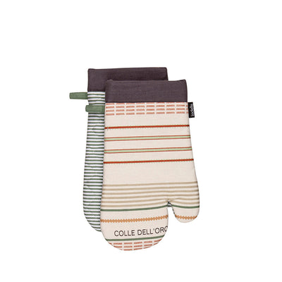 Ladelle Sanctuary Oven Mitts, Set of 2, Cream