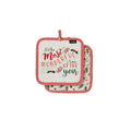 Ladelle Wonderful Quilted Pot Holders, Set of 2, 21 x 21 cm