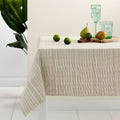 Ladelle Beige Eco Cotton Rich Tablecloth cm