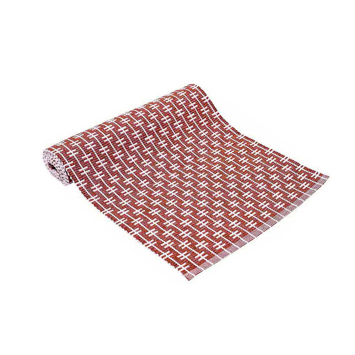 Ladelle Eden Ribbed Eco Recycled Cotton Table Runner 33 x 150 cm