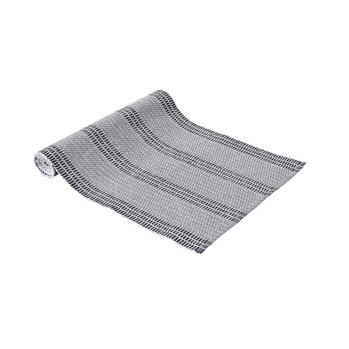Ladelle Repose Ribbed Cotton Table Runner, 33 x 150 cm, Denim