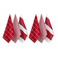 Ladelle Christmas Brick Cotton Tea Towels, Set of 6, 40 x 65 cm