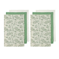 Ladelle Grown Ivy Set of 6 Cotton Kitchen Towels