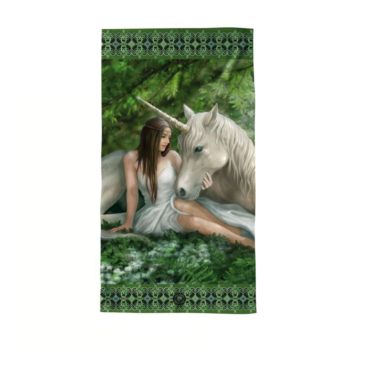 Anne Stokes Pure Heart Beach Towel 75 X 150 cm