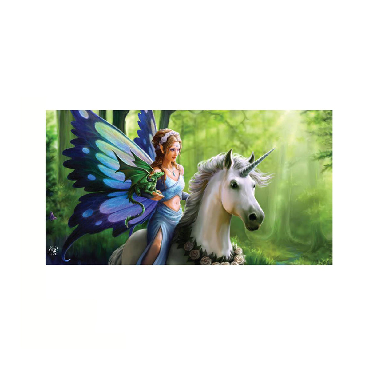 Anne Stokes Realm Of Enchantment Beach Towel 75 X 150 cm