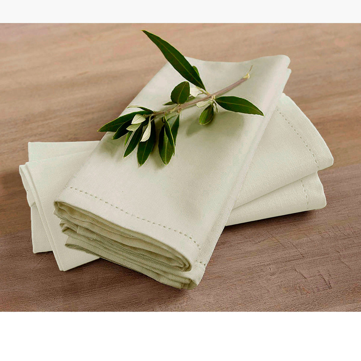Rans Hemstitch Cotton Napkins, Set of 4, 45 x 45 cm