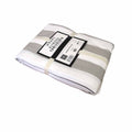 Rans Grey Alfresco Stripes Cotton Tablecloth - Choose from 2 sizes