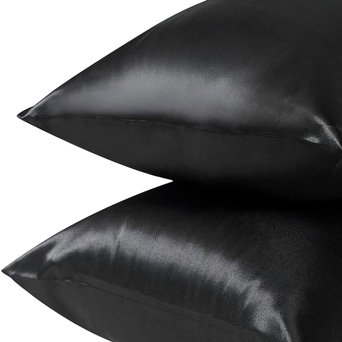 Polyester Satin Pillowcase Pair with Envelope Closure