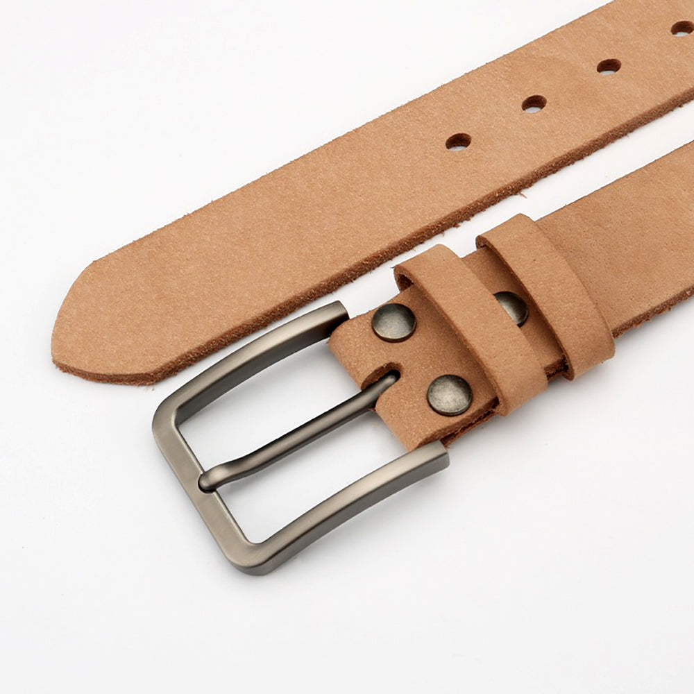 Men's Genuine Leather Belt Full Grain Cowhide Belt