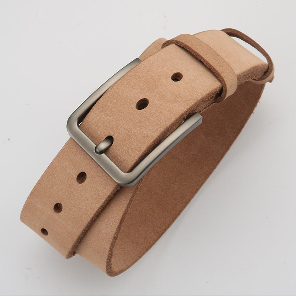 Men's Genuine Leather Belt Full Grain Cowhide Belt