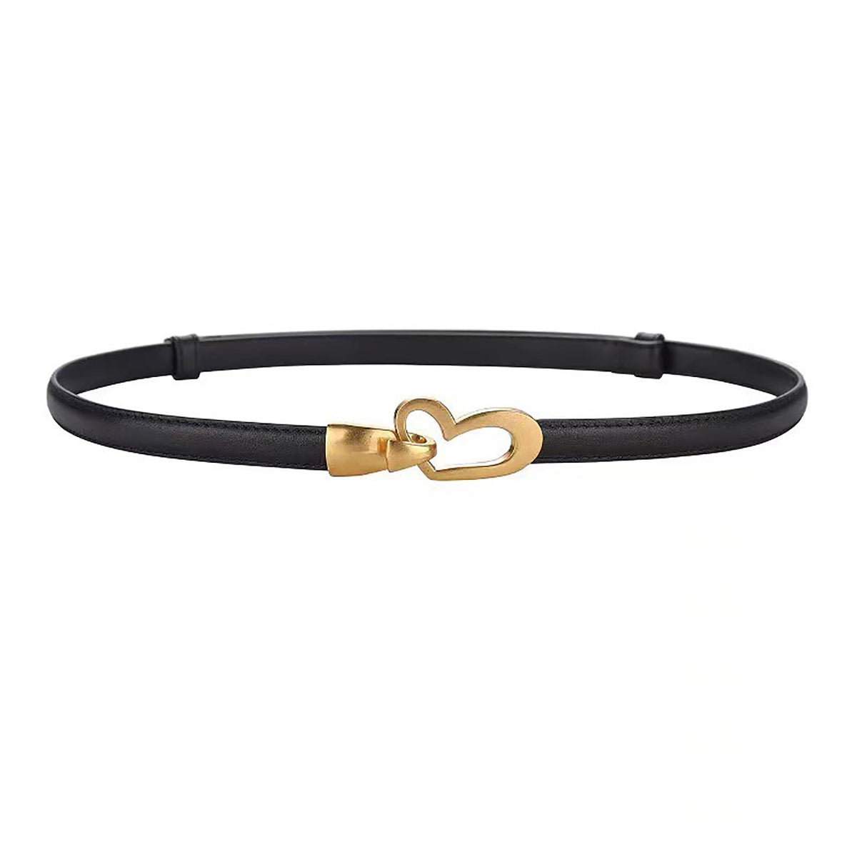 Women's Genuine Leather Thin Adjustable Waist Belt