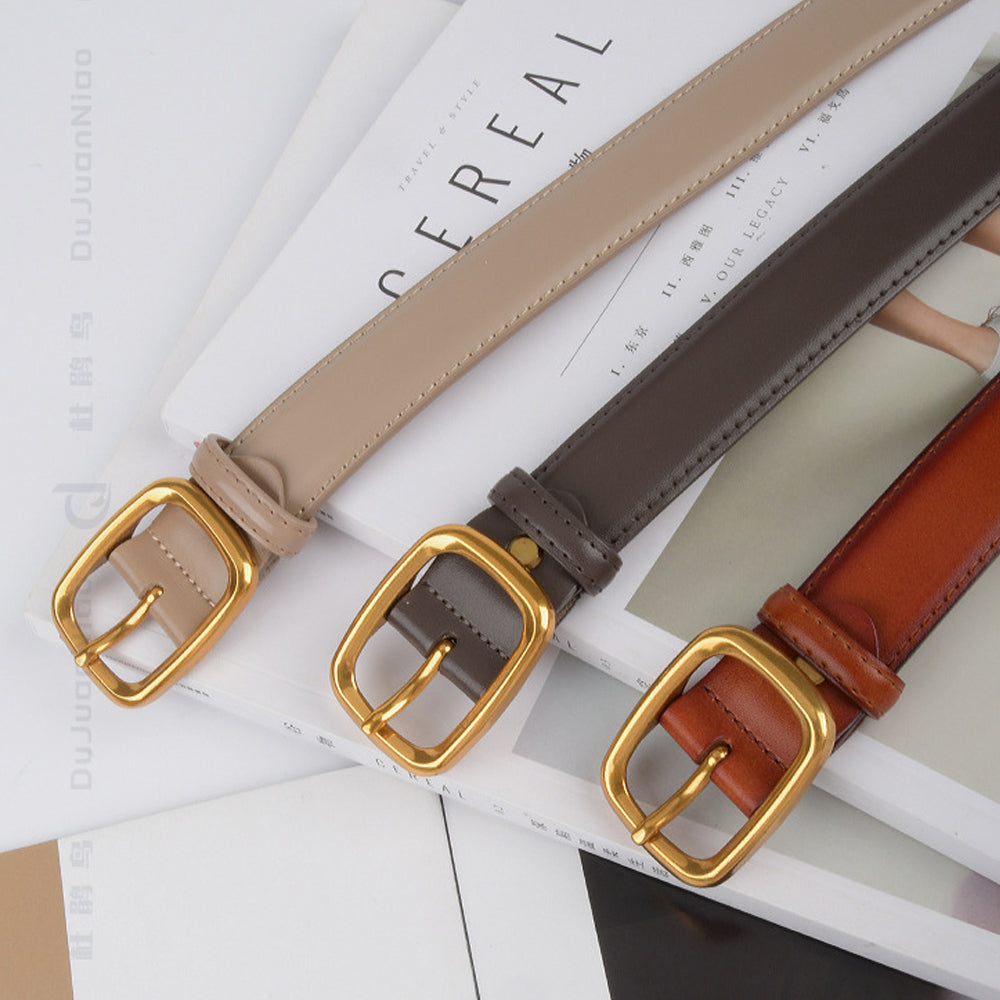Classic Leather Belts for Women