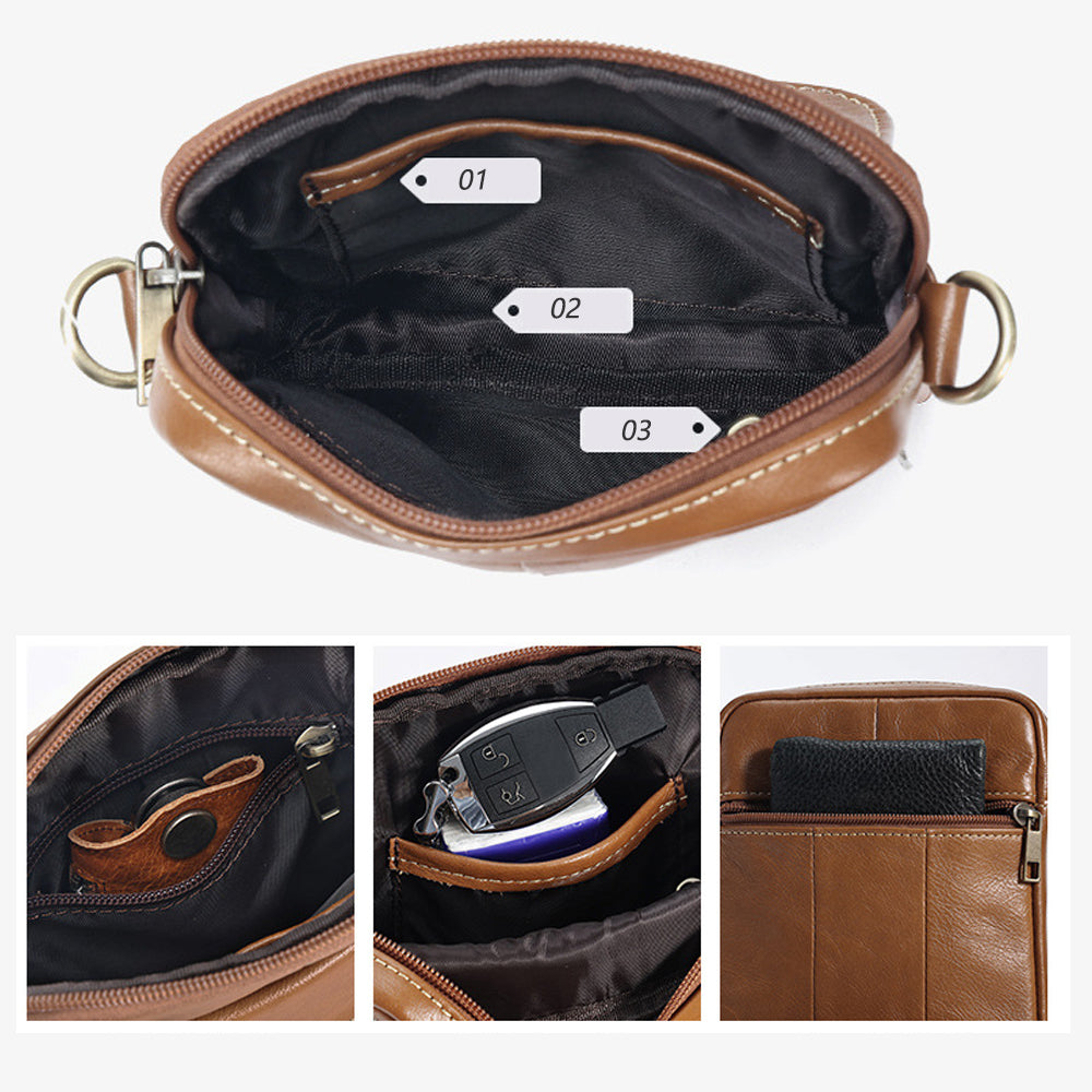 JR Joyreap Leather Crossbody Bag, Fits 7.9 in iPad, photo 6 of 6